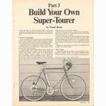 <-- Bicycling Magazine 07-1976 --> Build Your Own Super Tourer - Part 3