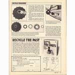 <------ Bicycling Magazine 07-1976 ------> Looking At Shimano’s FF System