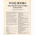 <-- Bicycling Magazine 11-1976 --> Wish Books - More Than 90 Current Catalogs To Dream Over