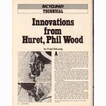 <------ Bicycling Magazine 03-1977 ------> Innovations From Huret And Phil Wood