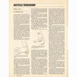 <-- Bicycling Magazine 04-1977 --> Pedal Technology - Part 1 - Overview