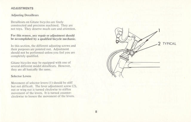 Gitane Owners Manual (01-1974)