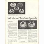 <------ Bicycling Magazine 05-1978 ------> All About Twelve Speeds