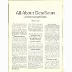 <------ Bicycling Magazine 08-1978 ------> All About Derailleurs