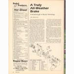 <-- Bicycling Magazine 03-1979 --> A Truly All-Weather Brake