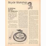 <------ Bicycling Magazine 07-1979 ------> A Shifting System For Beginners - Altus / Selecta
