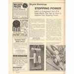<------ Bicycling Magazine 05-1980 ------> Stopping Power - A Comparison Test Of 18 Brake Pads