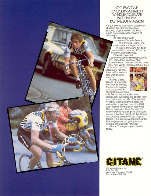 Gitane catalog (1984)