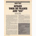 <------ Bicycling Magazine 07-1976 ------> Gitane Tour de France / 600 Model