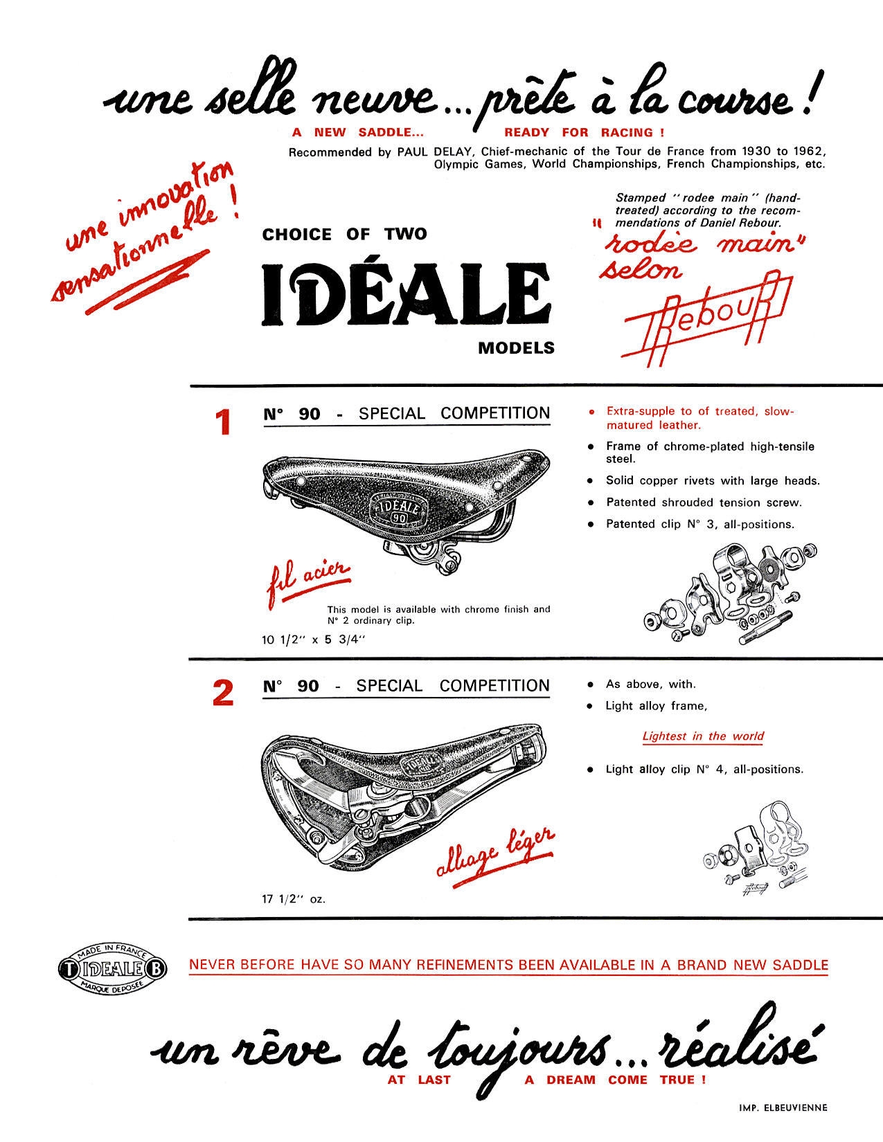 Ideale / Tron & Berthet brochure (1969)
