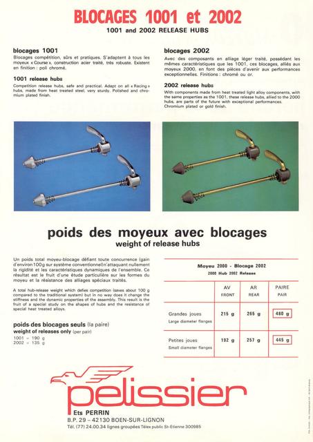 Pelissier brochure (1977)