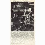 <------ Bicycling Magazine 04-1975 ------> World Indoor Roller Riding Record