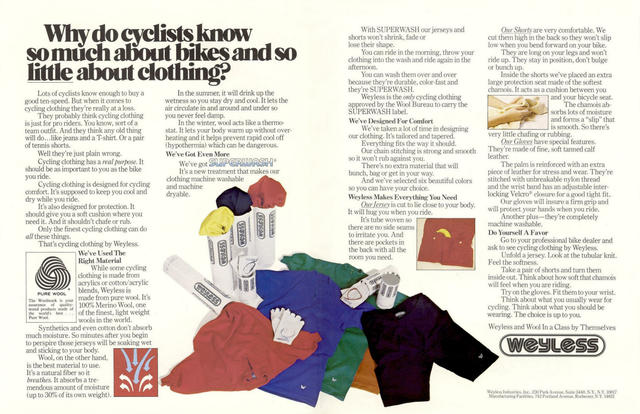 Weyless advertisement (10-1975)