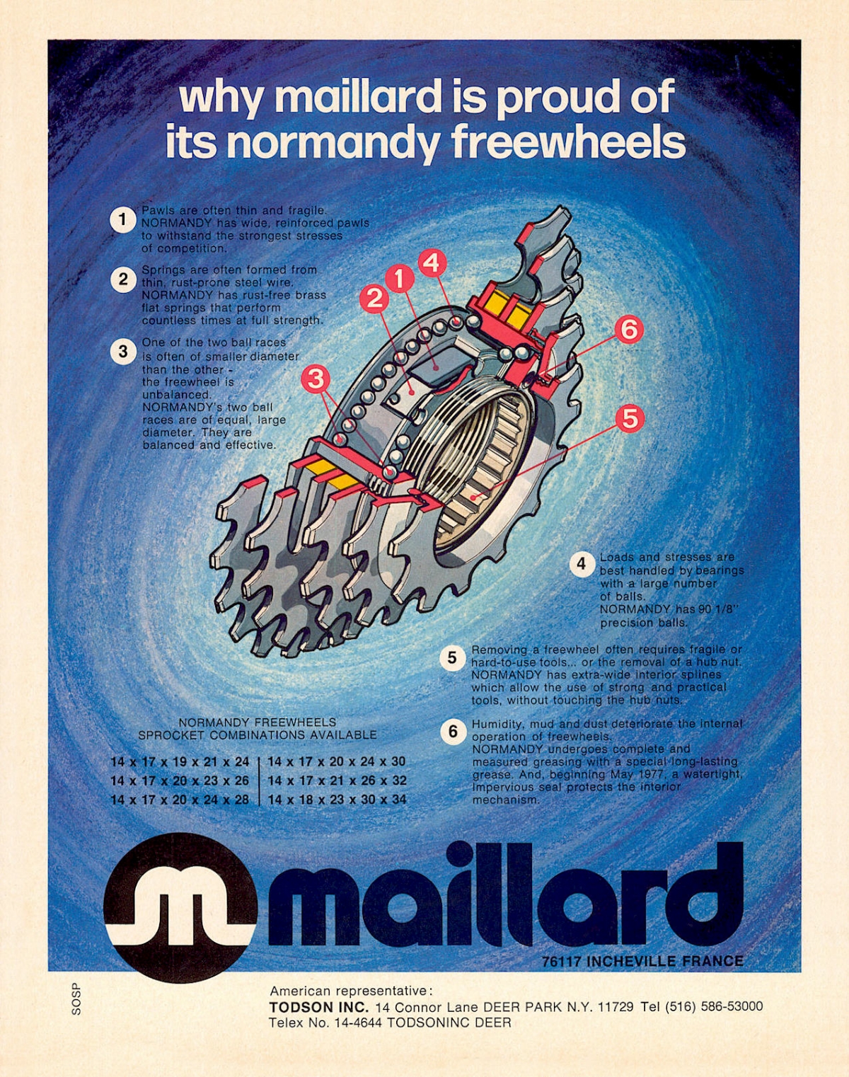 Maillard / Normandy advertisement (07-1977)