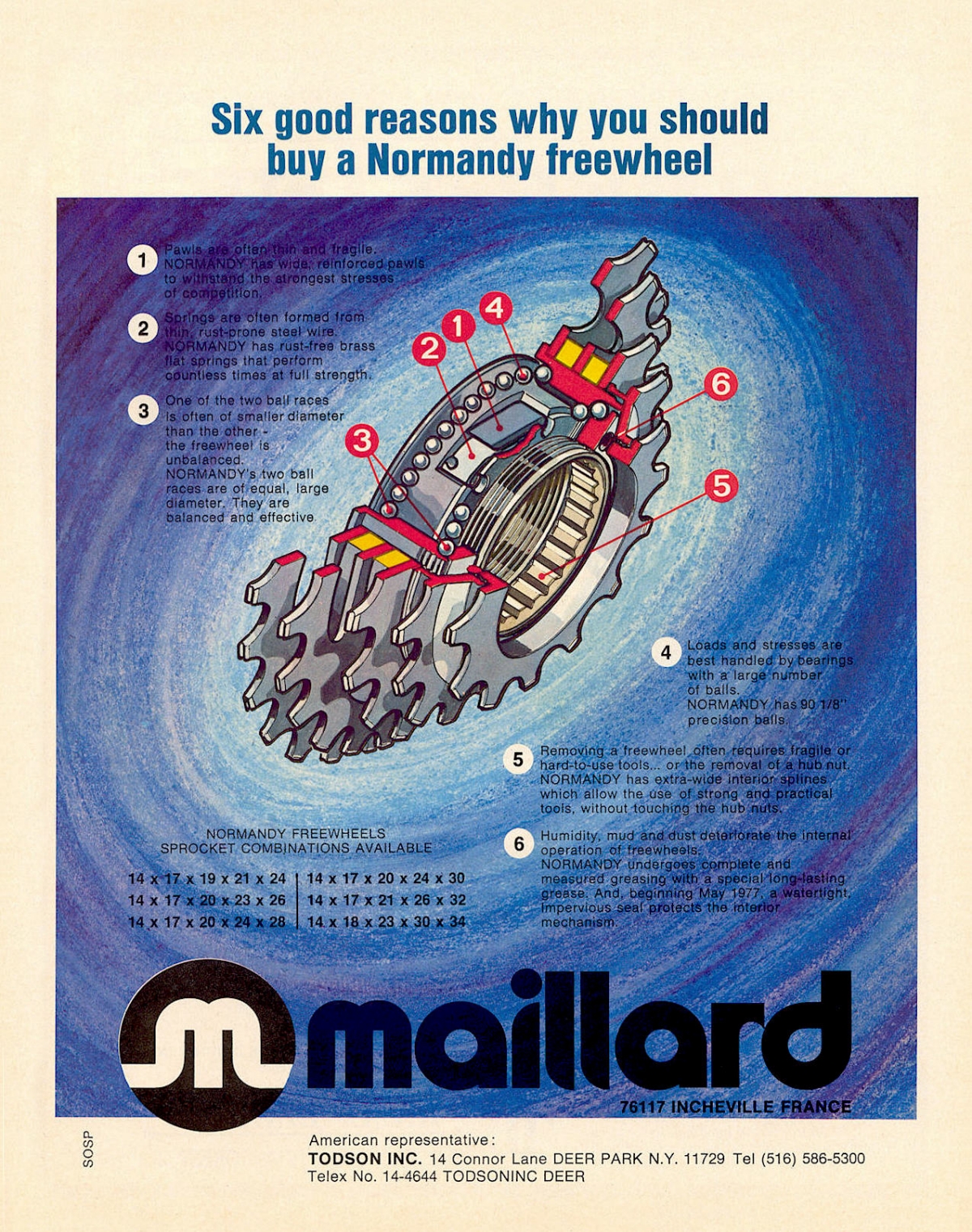 Maillard / Normandy advertisement (09-1977)