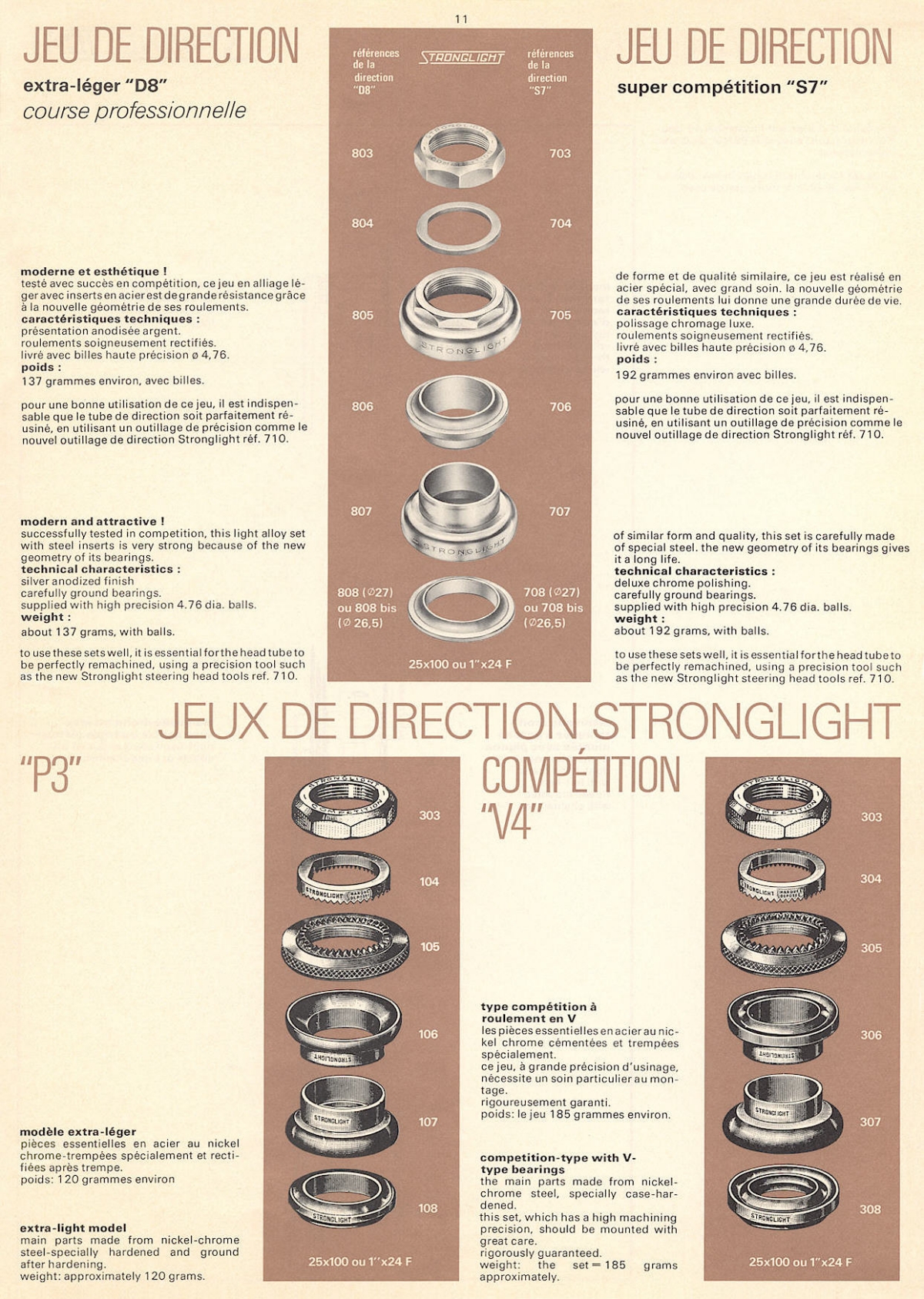 Stronglight catalog # 26 (1982)