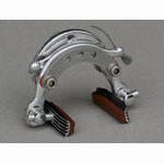 Spence Wolf / Cupertino Bike Shop reproduction MAFAC brake booster plate - (NEW) - MAFAC caliper AFTER