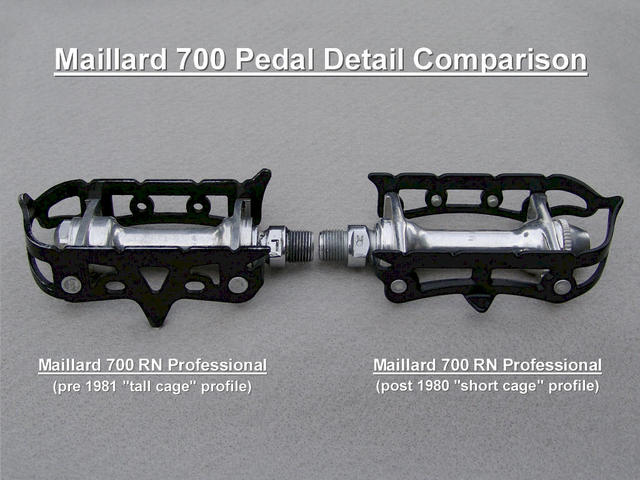 Maillard 700 Series Pedal Details