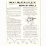 <------ Bike World 10-1972 ------> Respoking Wheels