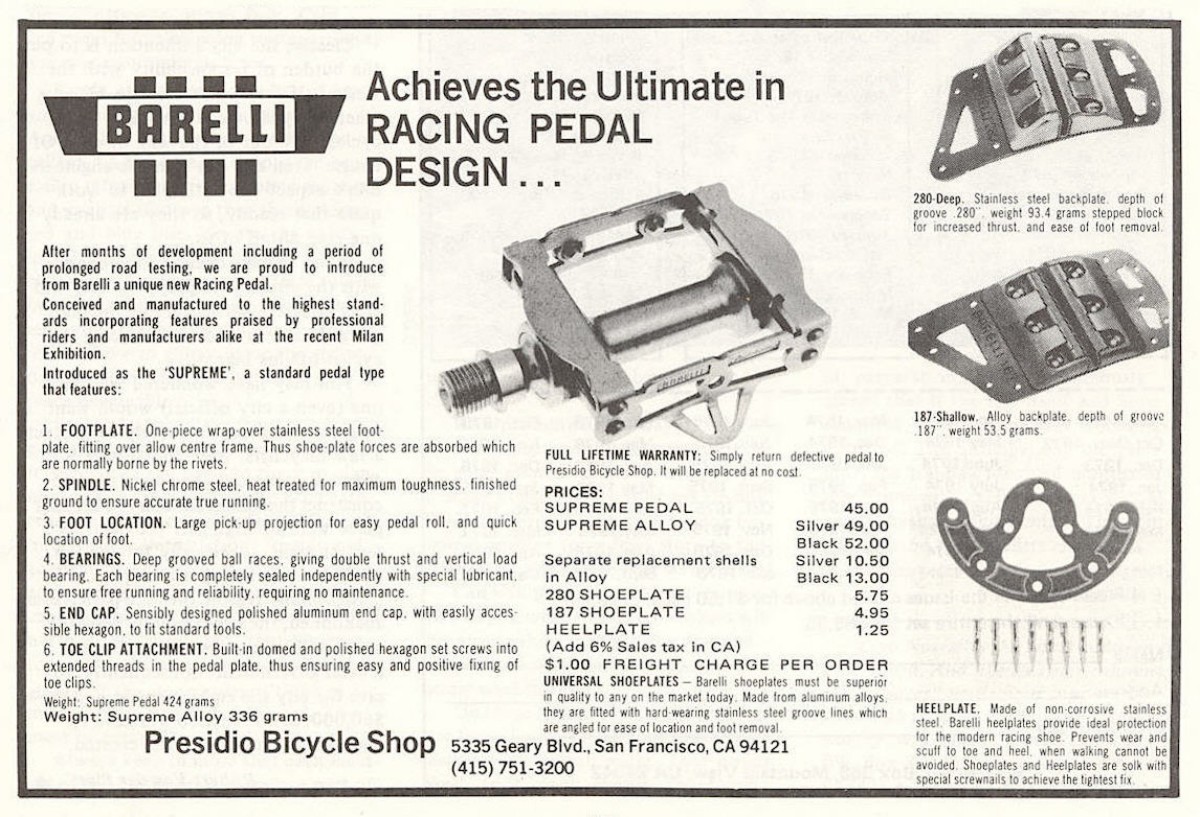 Barelli advertisement (06-1977)
