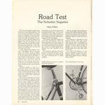 <-- Bicycling Magazine 04-1978 --> Schwinn Superior