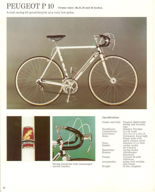 Peugeot catalog (1974)