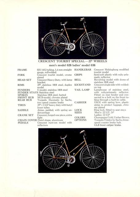 Crescent MCB catalog (1973)