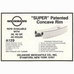 Weinmann Concave clincher rim advertisement (10-1978)