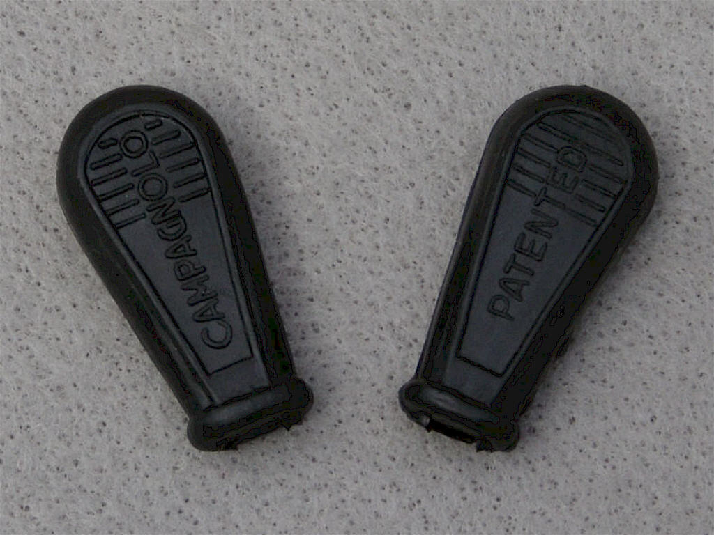 <------------------ SOLD ------------------> Campagnolo rubber lever covers - Black (NOS)