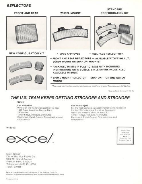 Excel brochure (1983)