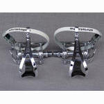 <-------------- SOLD --------------> Campagnolo Record pedals - toe strap loops - Christophe  clips & straps (USED)