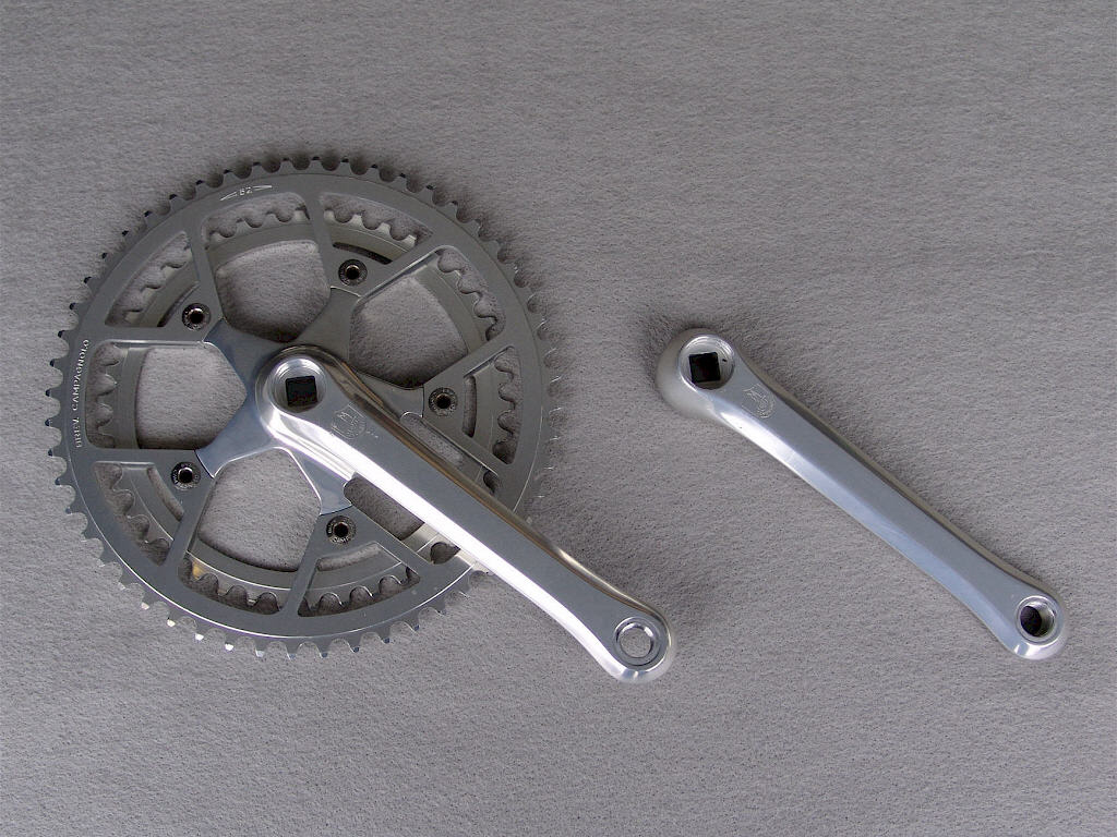 <------------------- SOLD -----------------> Campagnolo Triomphe crankset - 42/52 double - 116 mm BCD  (USED)