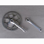 <-------------- SOLD --------------> Campagnolo Triomphe crankset - 42/52 double - 116 mm BCD  (USED)