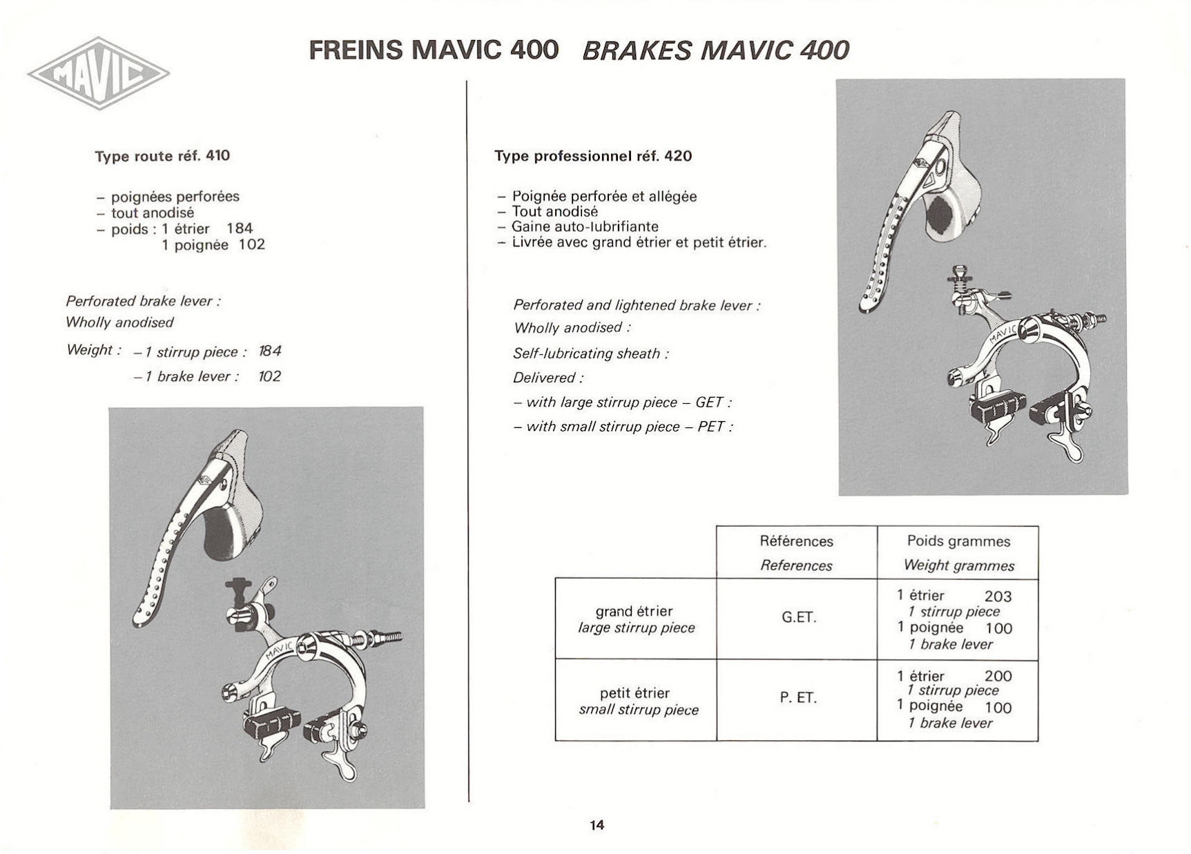 MAVIC catalog (1979)