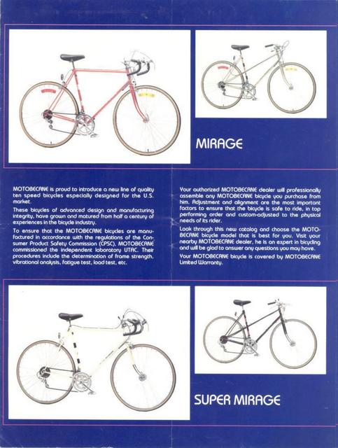 Motobecane catalog (1980)