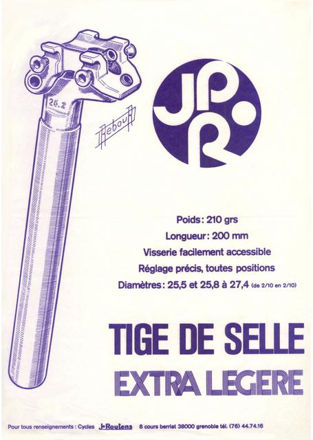 JPR advertising flyer (1975)