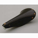 <-------------- SOLD --------------> Ideale 90 saddle - early painted steel rails - Black - circa pre 1974 (NOS)