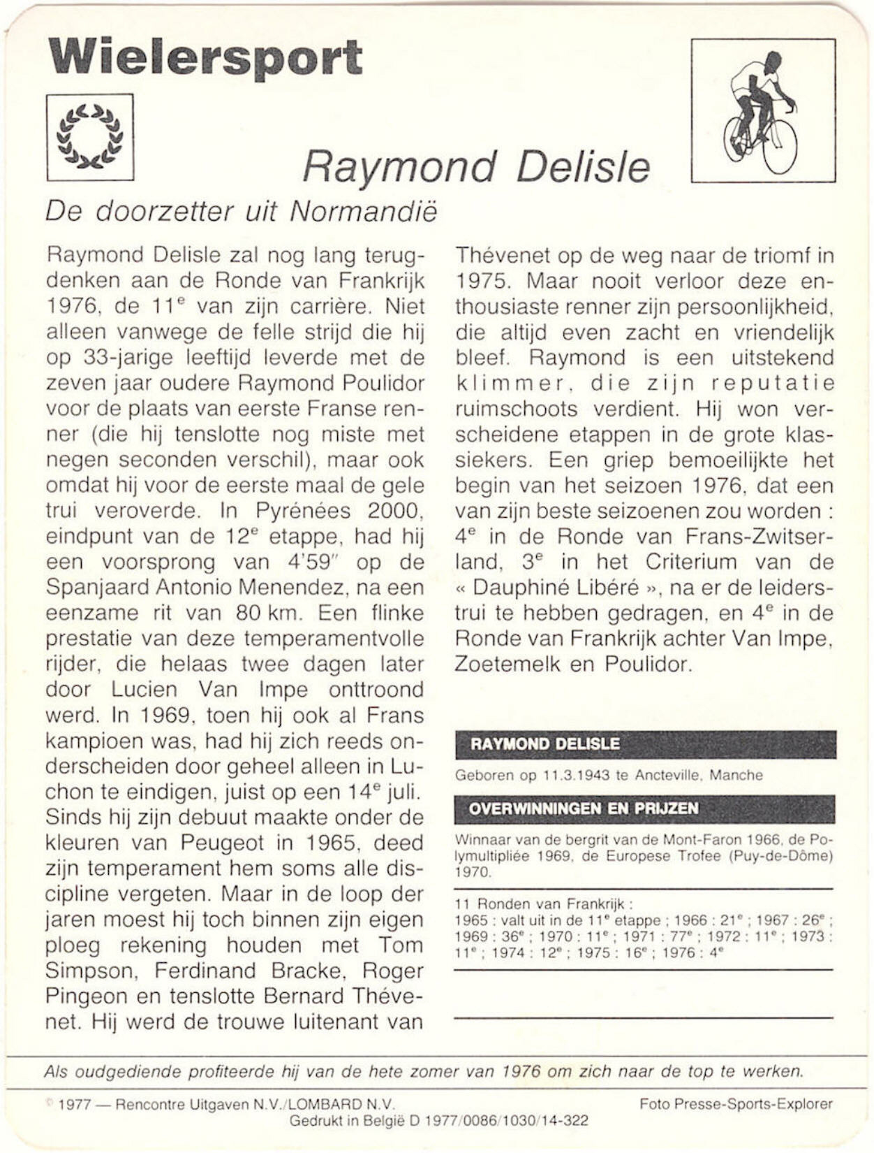 Raymond Delisle (1976) - Back