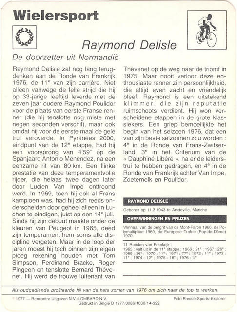 Raymond Delisle (1976) - Back