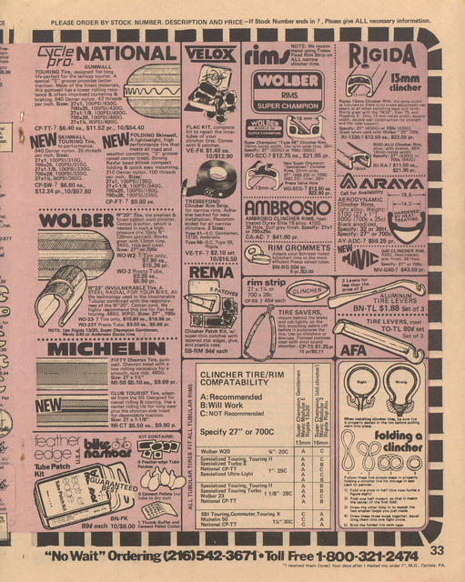 Nashbar catalog (1983) - Page 033