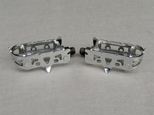 Atom 600 C pedals - chrome plated steel cages (USED)