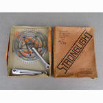 <-------------- SOLD --------------> Stronglight SC 93 crankset - 40/52 double - 122 mm BCD - 1967 to 1973 (NOS)