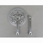 <-------------- SOLD --------------> Stronglight 99 bis crankset - 28/42/48 triple - 86 mm BCD (USED)