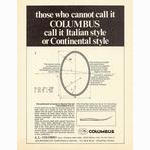 Columbus / A.L. Colombo advertisement (07-1977)
