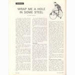 <--- American Cycling 11-1966 ---> Wrap Me A Hole In Some Steel
