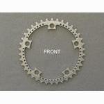 <------------------ SOLD ------------------> Stronglight model 105 bis chain ring - 38 tooth - 122 mm BCD (USED)