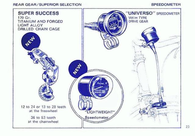 Huret derailleur instruction manual (1980)
