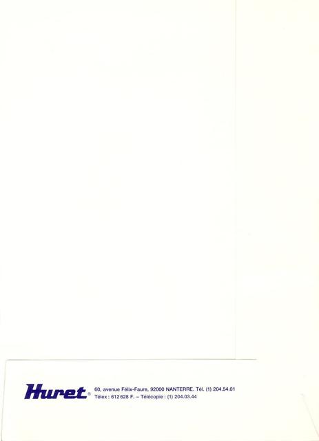 Sachs Huret catalog - Cover Folder (1985)