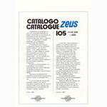 Zeus catalog # 105 (1984)