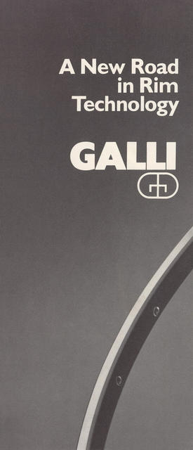 Galli rim brochure (1984)
